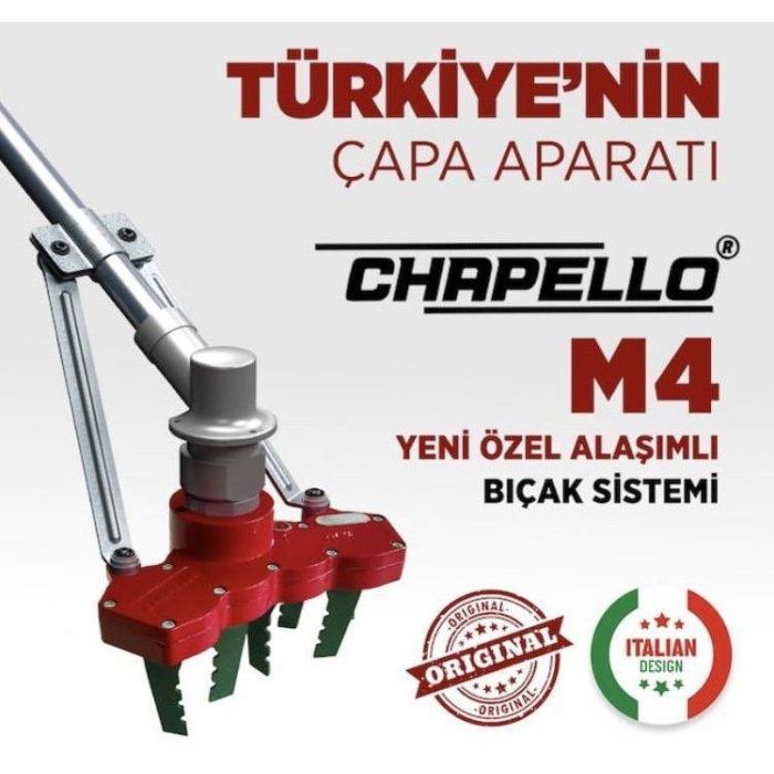 Chapello Pubert M4 Tırpan Çapa Aparatı - Çapalama Makinesi