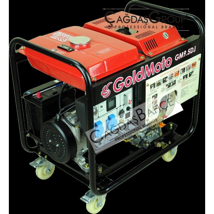 GoldMoto GM9.5DJ Dizel Marşlı Jeneratör 9.5 KW Monofaze