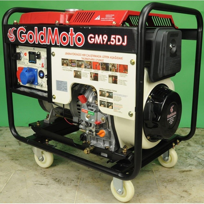 GoldMoto GM9.5DJ Dizel Marşlı Jeneratör 9.5 KW Monofaze