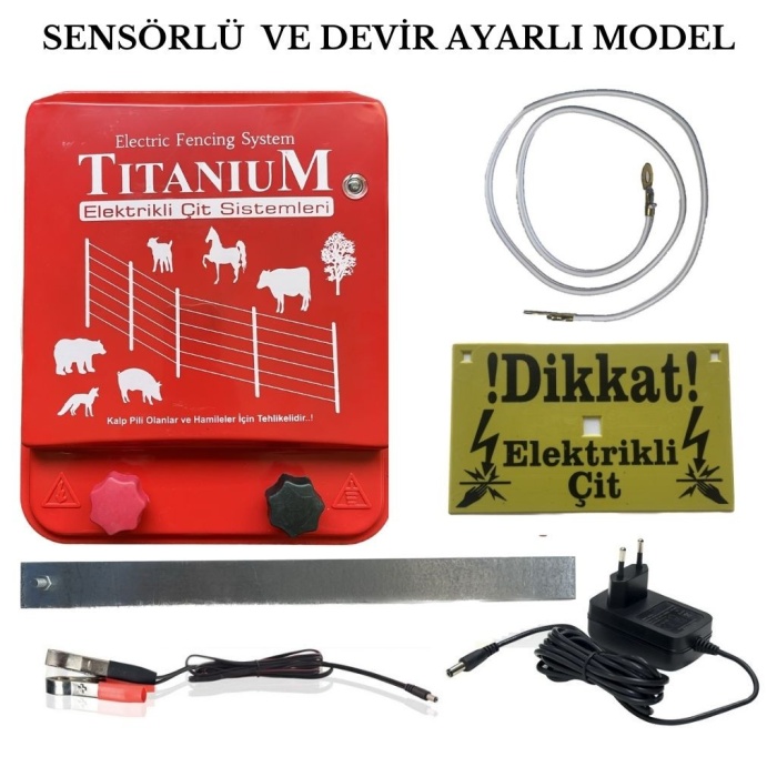Titanium Night Shock 30K Elektirikli Çit Sistemi Set-4 Domuz Kovucu