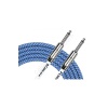 Kirlin Cable IWCX-201PN BL 3Mt Örgülü Enstruman Kablosu - Mavi