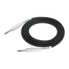 Kirlin Cable IPCH-241 3MT BK/ HWH Enstruman Kablosu - Siyah-BEYAZ MAKARONLU