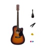 Strauss SA-210 SB Akustik Gitar - Sunburst