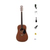 Strauss SA-310 Akustik Gitar - Full Maun (FULL SET-HEDİYELİ)