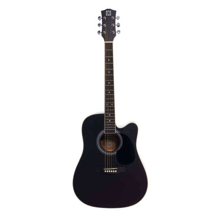 Strauss SA-210 BK Akustik Gitar - Siyah