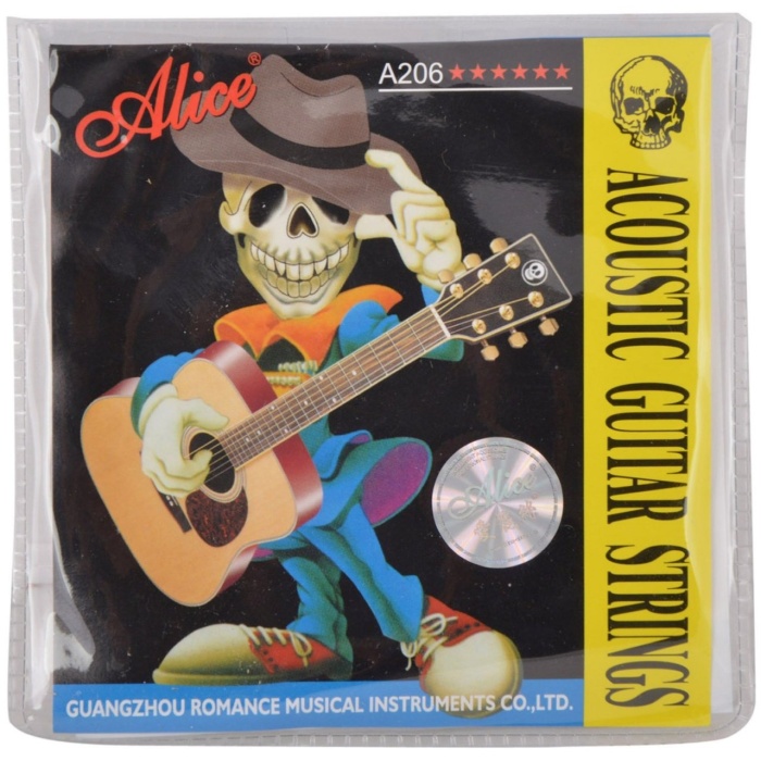 Alice A206SL  Akustik Gitar Takım Tel - 0.11 (Orijinal Üründür)
