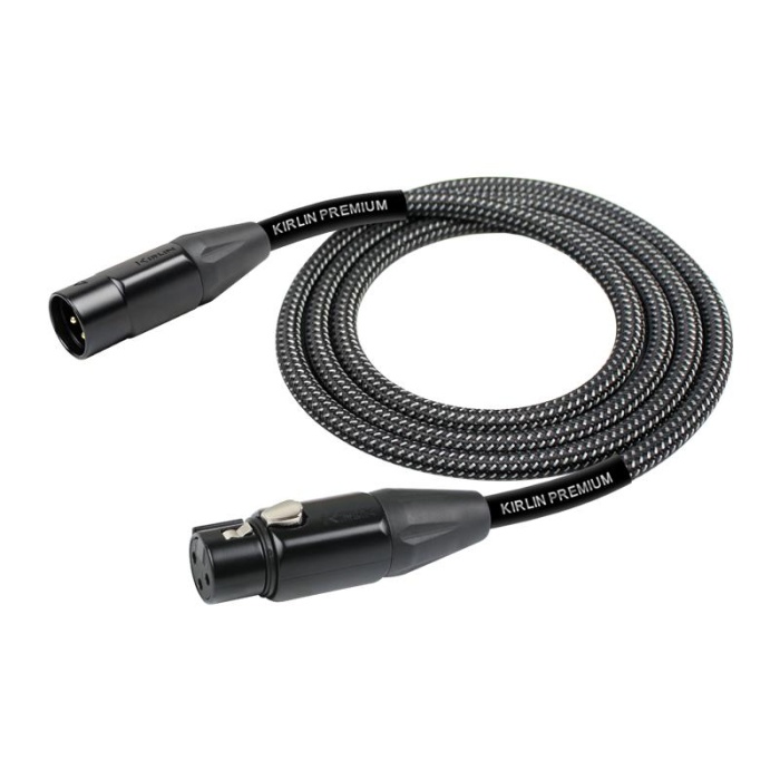 Kirlin Cable MWB-220BEG 3 MT BK Premium Plus Mikrofon Kablosu