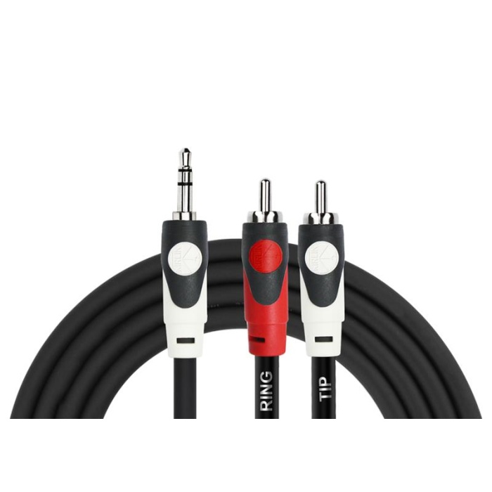 Kirlin Cable LGY-364L Y Kablo 1 Metre 3.5 mm - 2xRCA