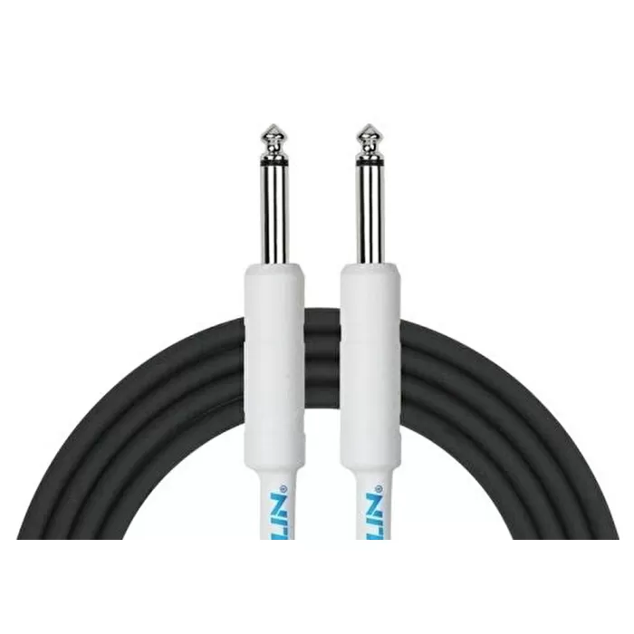 Kirlin Cable IPCH-241 3MT BK/ HWH Enstruman Kablosu - Siyah-BEYAZ MAKARONLU