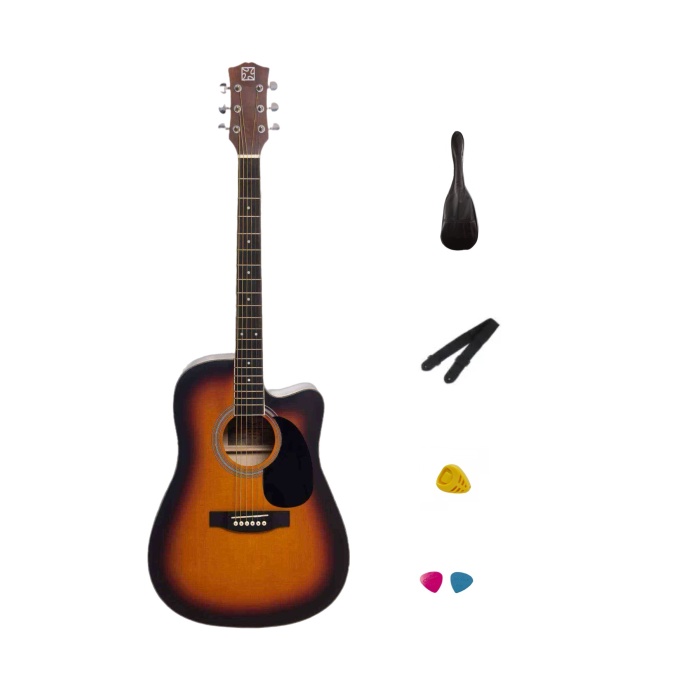 Strauss SA-210 SB Akustik Gitar - Sunburst