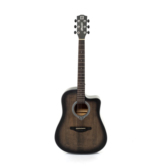 Strauss SA-215 BK Akustik Gitar - SİYAH