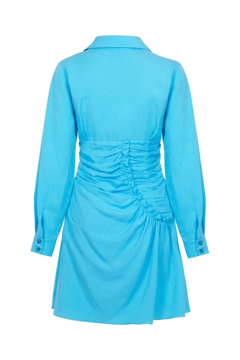 Drape Detaylı Elbise