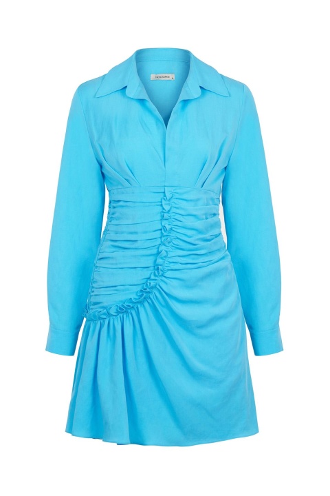Drape Detaylı Elbise