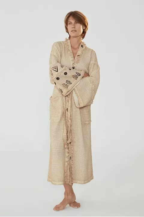 Bej Kimono Ceket