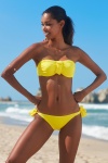 Kadın Sarı Aksesuarlı Soft Straplez Bikini Üst 209102