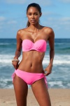 Kadın Sürgülü Bikini Alt 209206 Neon Pembe