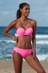 Kadın Sürgülü Bikini Alt 209206 Neon Pembe