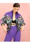 Garnili Zebra Desen Ceket