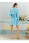 Drape Detaylı Elbise