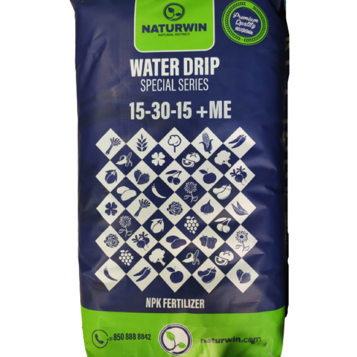 Naturwin Water Drip 15 30 15+ME NPK Gübre 25 Kg