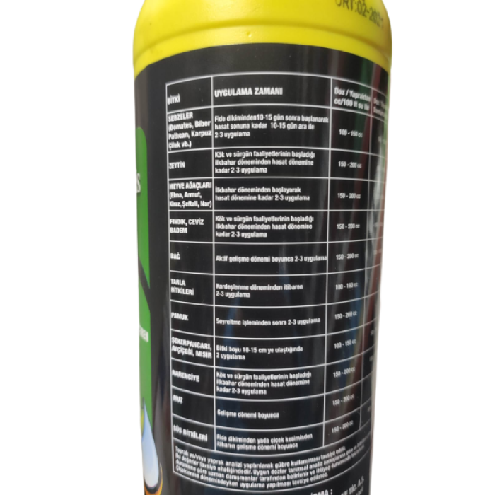 Meb Amino Fortis Bitkisel Menşeli Sıvı Organik Gübre (1 Litre)