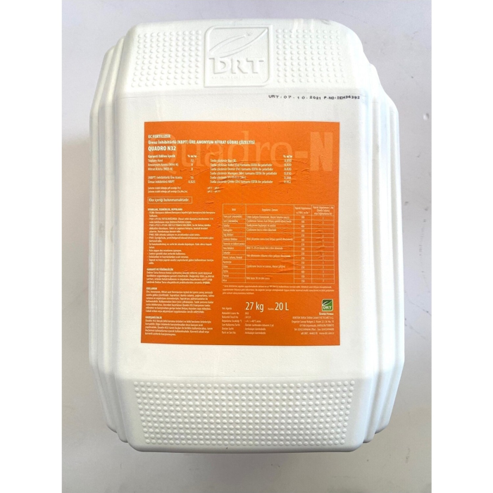 Dr. Tarsa Quatro N32 Yaprak Gübresi 20 Litre, 27 Kg