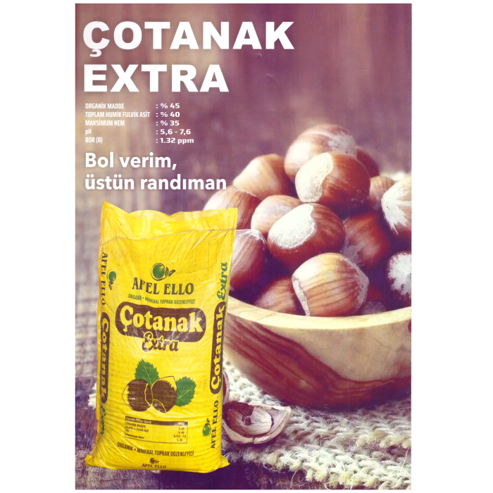 Çotanak Extra Organik Granül Gübre 25 kg