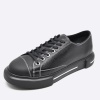 Fosco 9901 Siyah Hakiki Deri Sneakers Ayakkabı