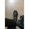 Tetri 0624 Alviso Longo Hakiki Deri El Yapımı Erkek Siyah Casual Ayakkabı