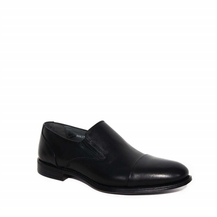 Forelli 40617 Erkek Siyah Deri Klasik Ayakkabı