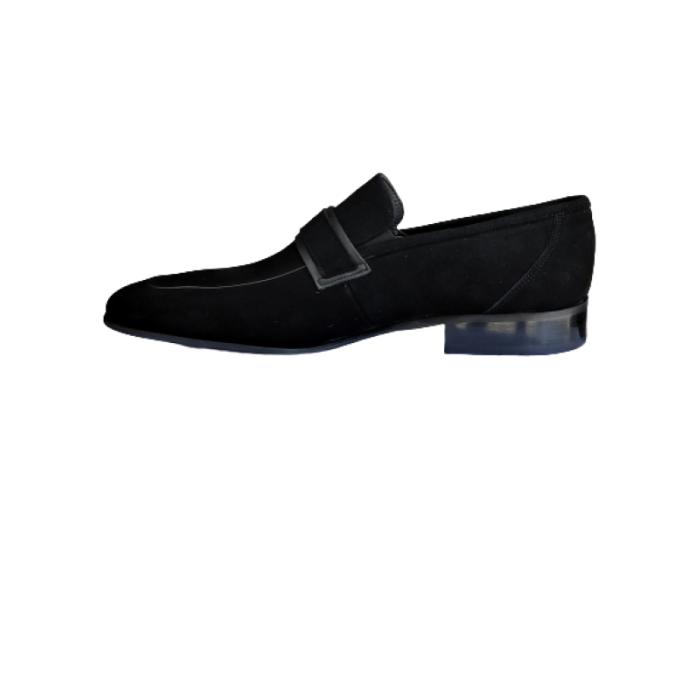 Fosco 9006 Siyah Süet Hakiki Deri Klasik Erkek Ayakkabı
