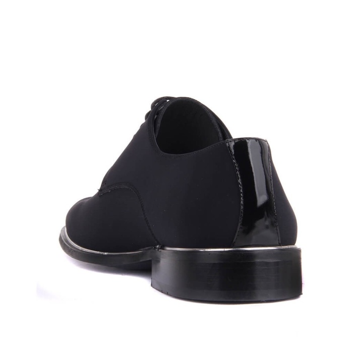 Fosco 8003 Bağcıklı Siyah Tekstil Erkek Klasik Ayakkabı