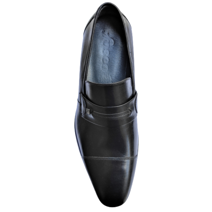 Fosco 2778 Siyah Deri Erkek Klasik Ayakkabı