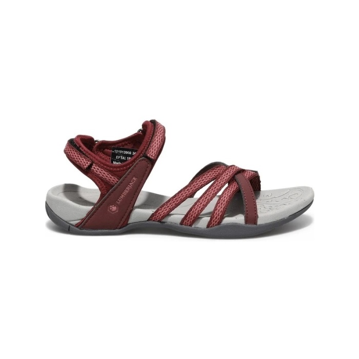 Lumberjack Eftal Kadın Yazlık Sandalet Siyah Ve Bordo 100241188-100241184