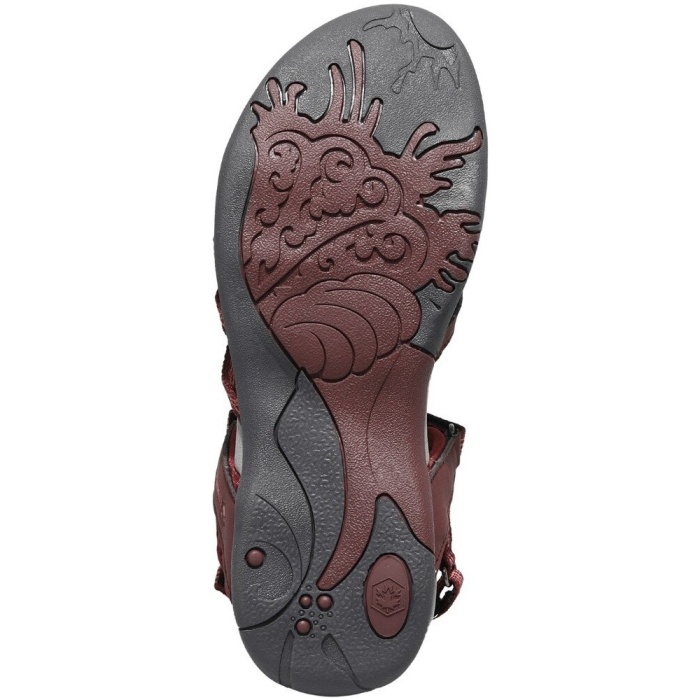 Lumberjack Eftal Kadın Yazlık Sandalet Siyah Ve Bordo 100241188-100241184