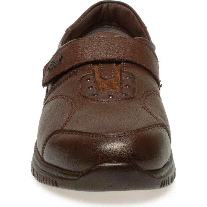 Forelli GOLDEN 29406-G Taba Kadın Günlük Deri Comfort Ayakkabı