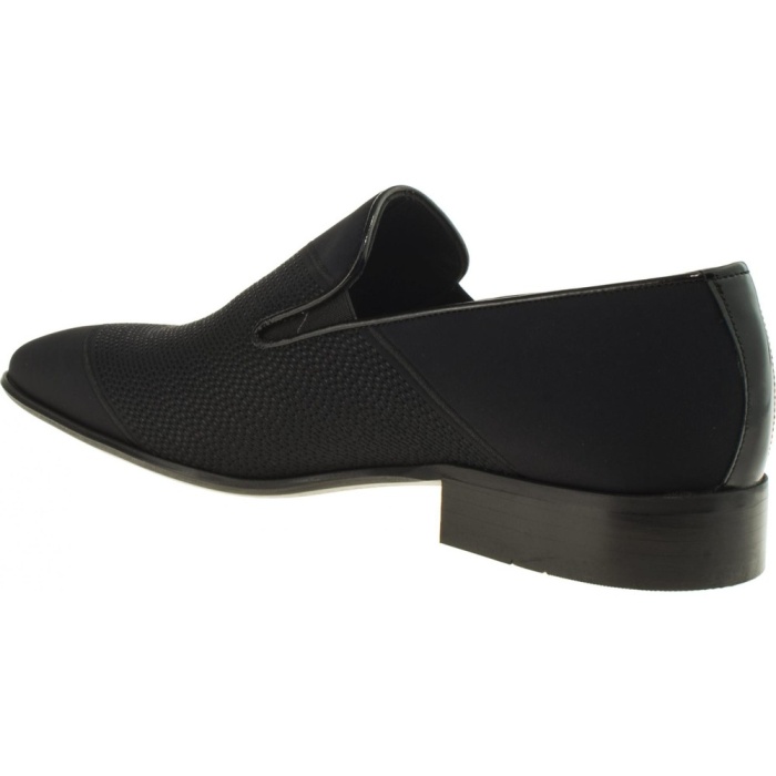 Fosco 8585 Siyah Saten Klasik Ayakkabı