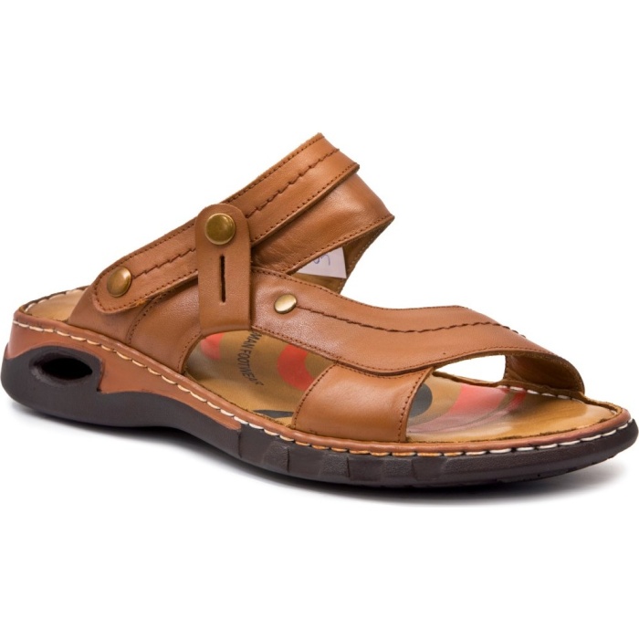 Forelli URAL 40507-G Erkek Yazlık Deri Comfort Sandalet