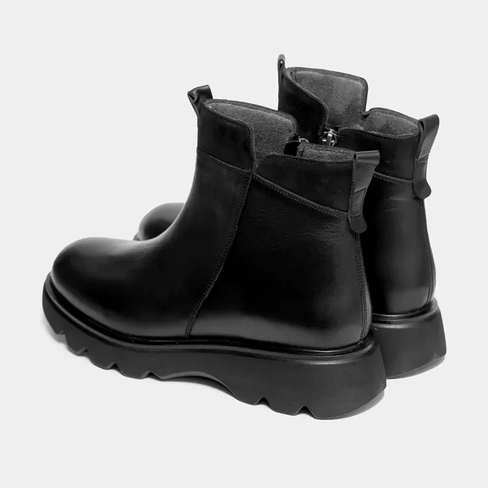 Forelli MURRAY 25153-H Siyah Kadın Deri Kışlık Bot