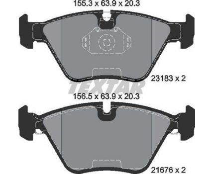 BMW E46 E83 E85 E86 3.0 Ön Fren Balatası 2318302