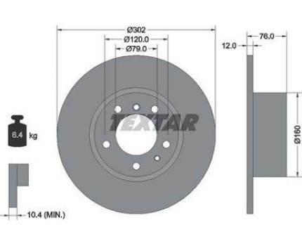 BMW E34 Ön Fren Diski Düz Takım 92042103