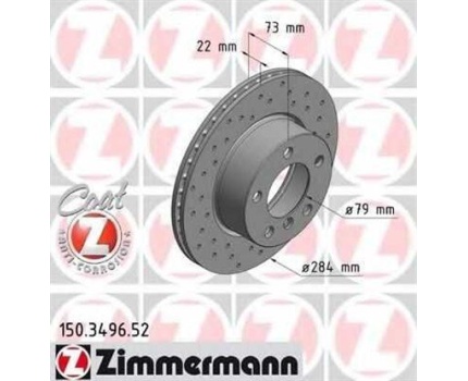 BMW E81 E87 F20 F21 F22 F23 Ön Fren Diski Takım Spor Tip 150349652