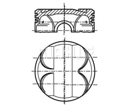 BMW E46 E81 E87 E90 N40 N42 N45 N45N N46 Piston Segman 0.50 (Adet) 081PI00101002