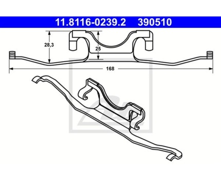 BMW E39 Ön Fren Balata Tutucu 11811602392