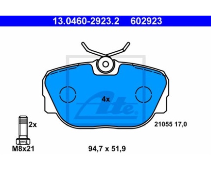 BMW Mercedes Benz E30 W201 Ön Fren Balatası 13046029232