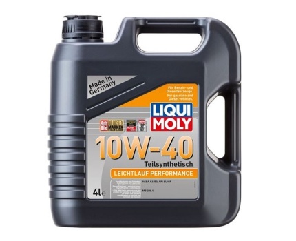 Liqui Moly 10W40 Süper Sentetik LEICHTLAUF PERFORMANCE Motor Yağı 4lt 8998