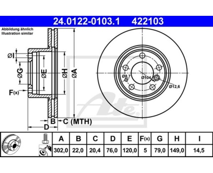 BMW E32 E34 Ön Havalı Fren Diski Takım 24012201031