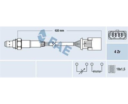 MİNİ R50 R52 R53 Lambda (Oksijen) Sensörü 77396