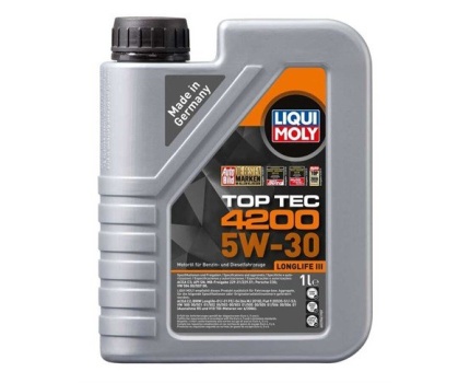 Liqui Moly 5w30 TOPTEC 4200 Tam Sentetik Motor Yağı 1lt 8972