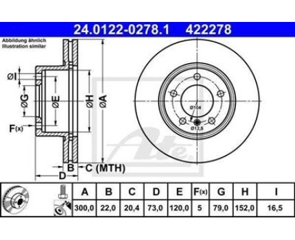 BMW F20 F21 F30 F31 F32 F33 F34 F36 Ön Fren Diski Takım 24012202781